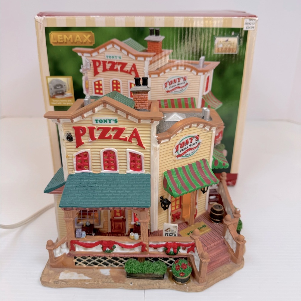 Lemax 2006 Harvest Crossing Tony’s Pizza Shack Village Collection Lighted